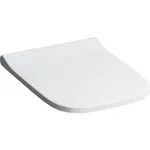 Asiento y tapa del inodoro, serie Geberit Smyle Square diseño esbelto. Con mecanismo softclosing